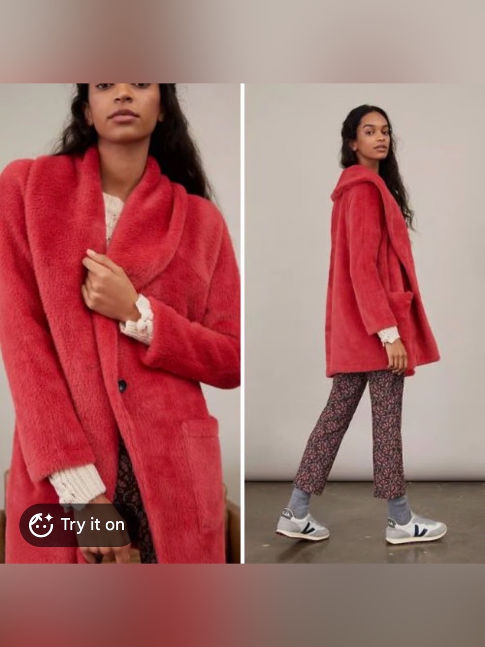 Sanctuary Elena Plush Shawl Jacket
